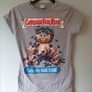 Garbage Pail Kids Itchy Richie Gray T-Shirt